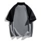 thumbnail image 4 of Camisas Elvqul de Hombre sin Estampado Economicas Manga Corta Negro Gym Solapa, 4 of 4