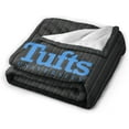 thumbnail image 2 of Tufts University Logo Fleece Blanket, Very Soft Microfiber Flannel Blanket for Couch Warm and Cozy for All Seasons, 2 of 6