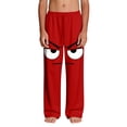thumbnail image 4 of Casual Beach Pants for Women with Pockets Printed Drawstring 100%Polyester 1 Pc, 4 of 9
