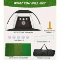 thumbnail image 1 of Golf Practice Net for Backyard Driving Chipping Home Golf Swing Training with Target /1 Golf Mat / 5 Golf Balls / 1 Golf Tee/Bag 3m practice net, 1 of 6