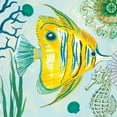 thumbnail image 3 of Gango Home Decor Contemporary Tropical Underwater I & III by Farida Zaman (Ready to Hang); Two 12x12in Hand-Stretched Canvases, 3 of 5
