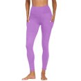thumbnail image 6 of ZOIGHDA Leggings for Women with Pockets High Waisted Full Length Slim Fitted Soft Yoga Pants for Workout Athletic Daily(Purple,X-Large), 6 of 9
