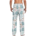 thumbnail image 2 of GZHJMY Hedgehog Pajama Pants for Men, Lounge Pants Lightweight Men Pajama Bottoms with Drawstring Pockets, Christmas New Year Birthday Gifts, Small, 2 of 6