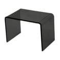 thumbnail image 3 of simhoa Acrylic Step Stool Foot Rest Non Slip Small Stool for Porch Bathroom Bedroom Black, 3 of 8