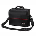 thumbnail image 4 of Graflsoa Compact Durable Nylon Projector Carrying Case with Sponge Padding, Anti-Static & Shockproof Design, Black, Small Size, Ideal for Travel & Meetings, 4 of 7