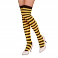 thumbnail image 4 of Femmes Fille Rayé Rayé Rayé sur le Genou Haut Bas Chaussettes Longues, 4 of 5
