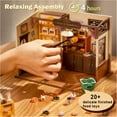 thumbnail image 4 of Kit de casa de muñecas Rolife Becka's Bakery Diorama con LED 1/24, 4 of 6