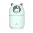 thumbnail image 1 of Humidificador Difusor De Aceite De Aromas Diseño de Gatito Verde, 1 of 5