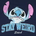 thumbnail image 3 of Disney Lilo & Stitch Women's Shirt Stitch Stay Weird Boyfriend Fit T-Shirt, 3 of 4