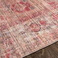 thumbnail image 6 of Mark&Day Washable Area Rugs, 6x9 Mecca Traditional Dark Coral Area Rug (6'7" x 9'), 6 of 6