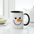 thumbnail image 4 of CafePress - Snowman Face Mugs - 11 oz Ceramic Mug - Novelty Coffee Tea Cup, 4 of 4
