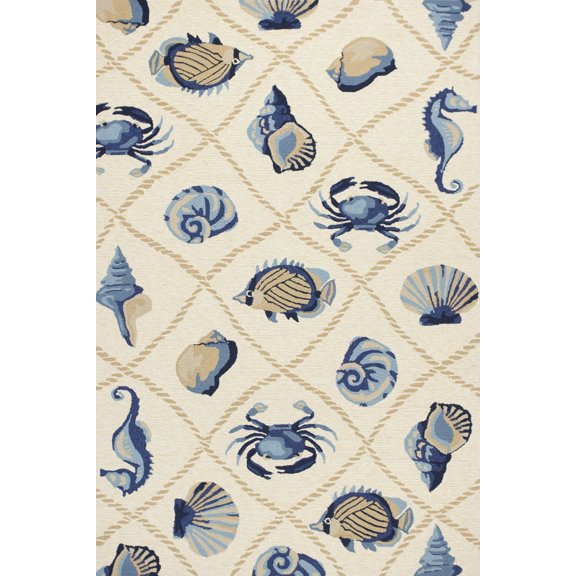 7' x 9'  UV treated Polypropylene Sand Area Rug