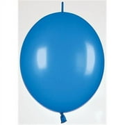 Mayflower Balloons 30906 Link-O-Loon 12 Inch Metallic Blue Pack Of 25