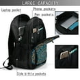 thumbnail image 4 of Cauagu Mandala Print Travel Laptop with USB Charging Port,Extra Large Backpack College Backpack Business Work Bag Casual Daypack Perfert for Men Women, 4 of 7
