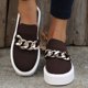 thumbnail image 3 of NECHOLOGY Botas Mujer Adulto Femenino Zapatos Botines mujer Calzado casual de decorativa con de metal de malla de color sólido a la para mujer (Coffee, 8.5), 3 of 6