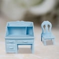 thumbnail image 3 of ABS Doll Furniture Study Desk & Stool Furniture Set for OB11 Dolls Accessory, 3 of 8