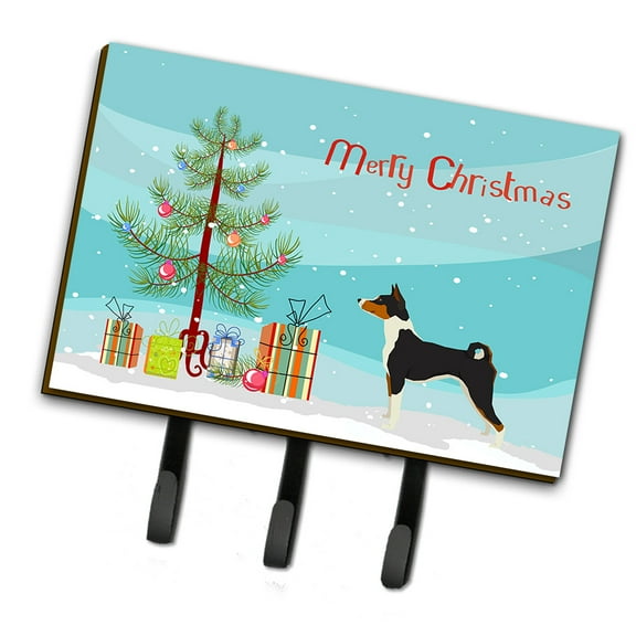 Basenji Christmas Tree Leash or Key Holder