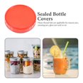 thumbnail image 4 of SUGARMOMReusable Lids For Bottles Mason Covers Large Mouth Jar Wide Plastic Storage Tank Glass Red 10 Pcs, 4 of 6