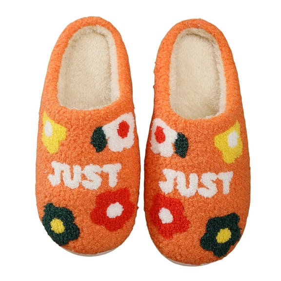 YLYL Women's Slip on House Slippers Soft Comfy Memory Foam Non-Slip Indoor Bedroom House Shoes