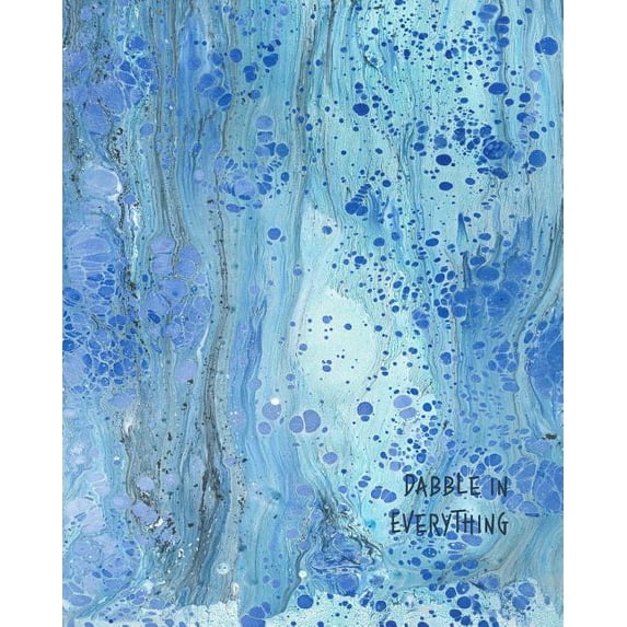 Dabble in Everything: Marble Journal, Notebook or Grid Paper Books