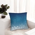 thumbnail image 5 of Wukai Christmas Snowflakes Premium Polyester Fleece Pillow Covers with Hidden Zipper Closure,Luxuriously Soft and Durable-26"x26", 5 of 7