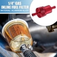 thumbnail image 2 of Filtros de combustible en línea universales de Bargains únicos para gasolina para motores pequeños, bicicleta, ATV, motocicleta rojo, 2 of 7