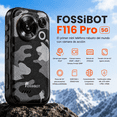 thumbnail image 1 of Celular Rugged FOSSiBOT F116 Pro 5G 12GB RAM 256GB Gris Camuflaje Cámara de Acción 4K, 1 of 7