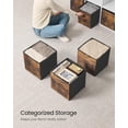 thumbnail image 4 of Juego de 8 cubos Storage Cubes SONGMICS de tela plegable de 30 x 30 x 30 cm, 4 of 6