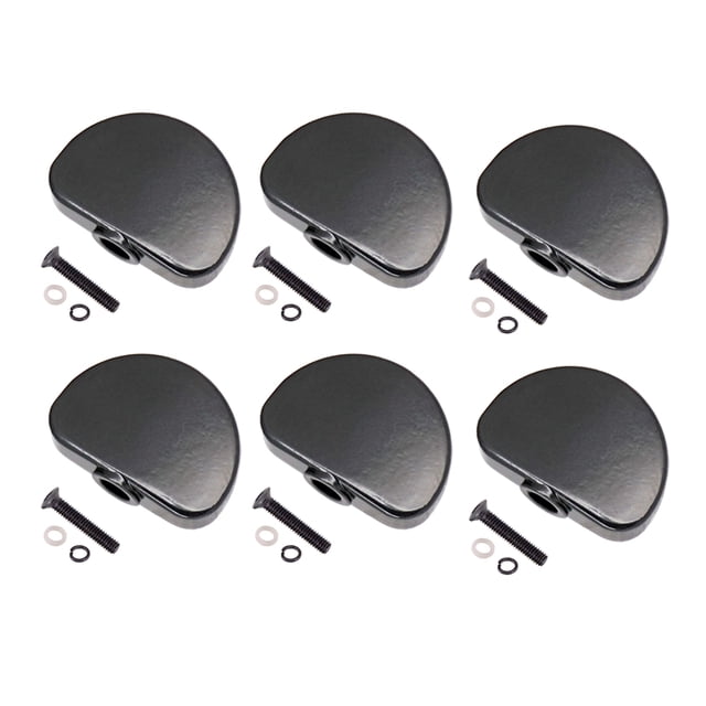 Paquete de 6 Clavijas de Afinación Sunnimix Cabezales de guitarra Color Negro