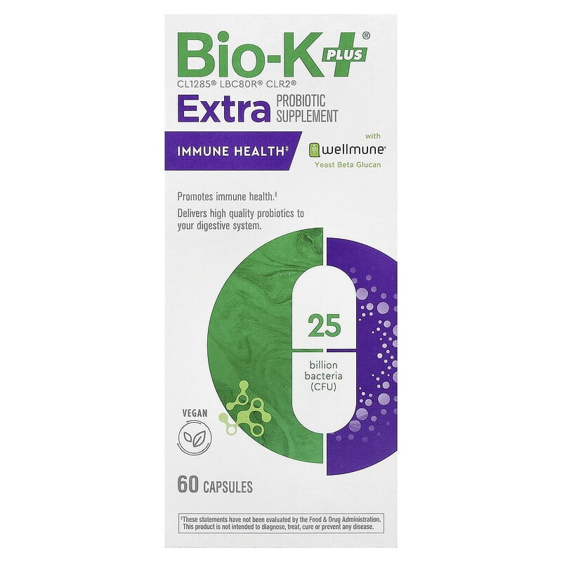 (Pack Of 2) Bio-K Probiotic Immune Extra 60 Capsules