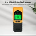 thumbnail image 2 of Wall detector,With Nail And Wire And Audio Stud With Wall Scanner 6 In Metal And Wood Metal 1 Stud Nail Function In 1 Wall Wood In Display Alarm Display Alarm Wall With Display And Stud Display 6, 2 of 7