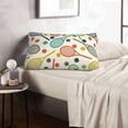 thumbnail image 6 of Salouo Racket and Tennis Ball Print Print Pillow Case Cover,Wrinkle-Free Bed Pillow Cover Pack of 1 Home Decor Fade-Resistant and Stain-Resistant ,Pillows Not Included -20"x30", 6 of 8