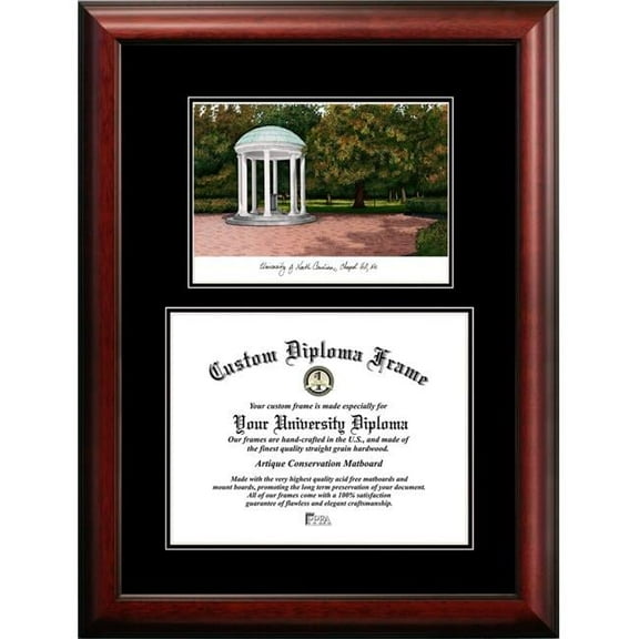 Campus Images NC997D-14115 14 x 11.5 in. University of North Carolina Chapel Hill Diplomate Diploma Frame - Satin Mahogany