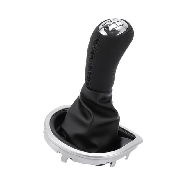Pomo de cambio de marchas Unique Bargains con cubierta 5 velocidades para Renault Clio 2005-2014 plástico negro