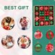 thumbnail image 4 of Bola de ambiente navideño respetuosa con el medio ambiente para regalo de año nuevo (rojo verde) Hugtrwg Libre de BPA, 4 of 7