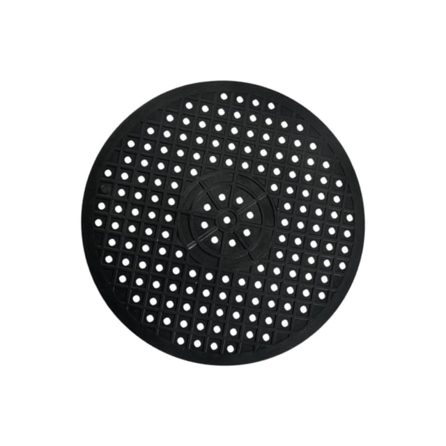 Tnarru Tapis d'Évier de Cuisine, Tapis Protecteur d'Évier Réutilisable Résistant à la Chaleur, Tapis de Séchage pour Vaisselle de Comptoir de Cuisine, Vaisselle, Évier Rond Noir