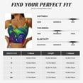thumbnail image 5 of Balery Pride Rainbow Pattern Racerback Sports Bras for Women - Padded Seamless High Impact Support for Yoga Gym Workout Fitness-Large, 5 of 8
