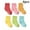 G, variant on FLMEI 6-Pair Baby Toddler Cotton Socks Boys Girls Non-slip Socks Solid Color Ankle Socks for Kids 0-7 Years