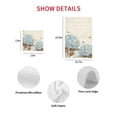 thumbnail image 7 of Blue Hydrangea Kitchen Dish Towels for Drying Dishes Set of 4, Spring Floral Leaves Butterfly Vintage Beige Waffle Weave Microfiber Hand Tea Bathroom Towels Quick Dry & Absorbent Towel 12x12, 7 of 7