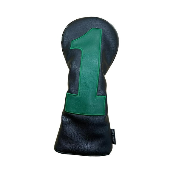Funda de Cabeza para Club de Golf DYNWAVEMX Protección de PU Impermeable Negro 1
