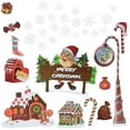 thumbnail image 1 of juego adhesivos para ventana navideños, 1 of 3