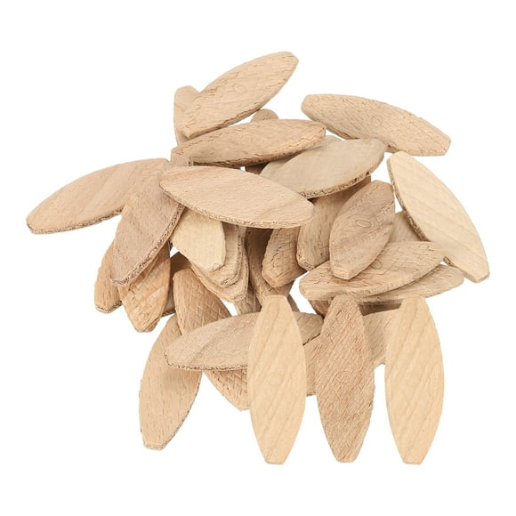 Unique Bargains 50Pcs Wood Joiner Biscuits, 45x16mm Woodworking Biscuits, Wood Board Docking Tool Joiner Accessories