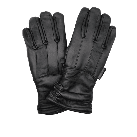 Women’s Genuine Leather Gloves – Winter Warm 3M Insulation – Water Resistant- Stylish Driving Gloves for Cold Weather- Medium Size- by North Gloves