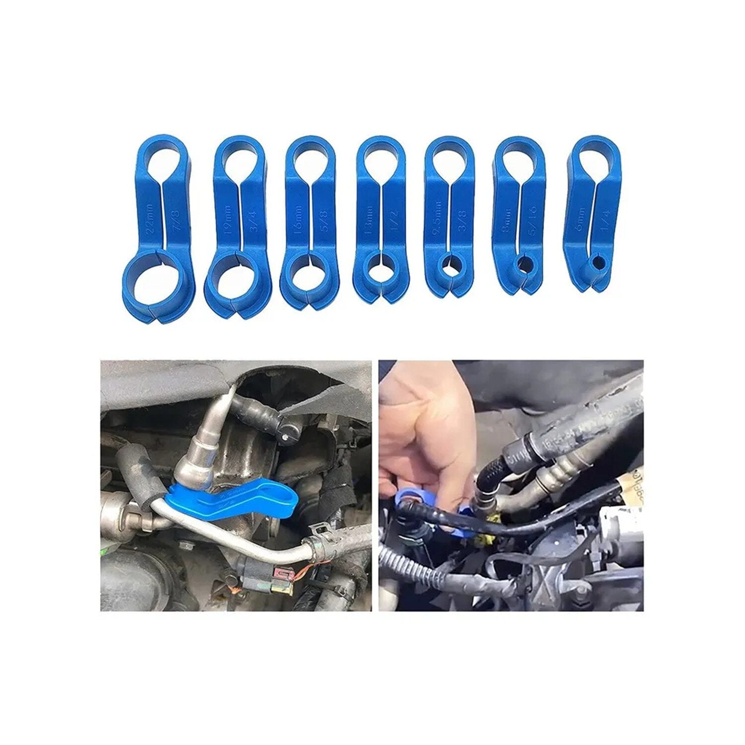 Set 7 Strumenti Sgancio Linea Carburante LEEQBCR - Per Raffreddamento Olio Trasmissione Auto