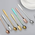 thumbnail image 4 of uxcell 4Pcs Stainless Steel Mini Espresso Spoon 5 Inch Coffee Spoon Dessert Spoons Mini Stirring Spoons Ice Tea Spoons for Coffee Ice Cream Tea Sugar, Silver, 4 of 7