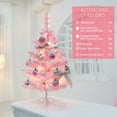 thumbnail image 6 of EGNMCR 23"Mini Christmas Tree Christmas Pink Tree Artificial Christmas Tree Small Christmas Tree Holiday Tabletop Christmas Tree Holiday Decoration for Home, Office, Party, 6 of 6
