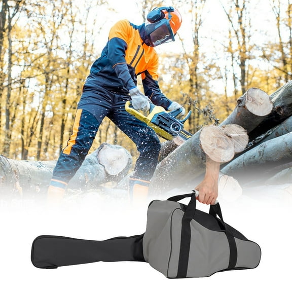 Home Organization - Chainsaw Bag Carrying Zipper Case For 16-20 Inch Chainsaws Heavy-Duty Chainsaw Carry Bag Protective Storage Bags Full Protection Portable Bag Storage