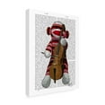 thumbnail image 2 of Trademark Fine Art 'Sock Monkey And Cello' Canvas Art by Fab Funky, 2 of 3