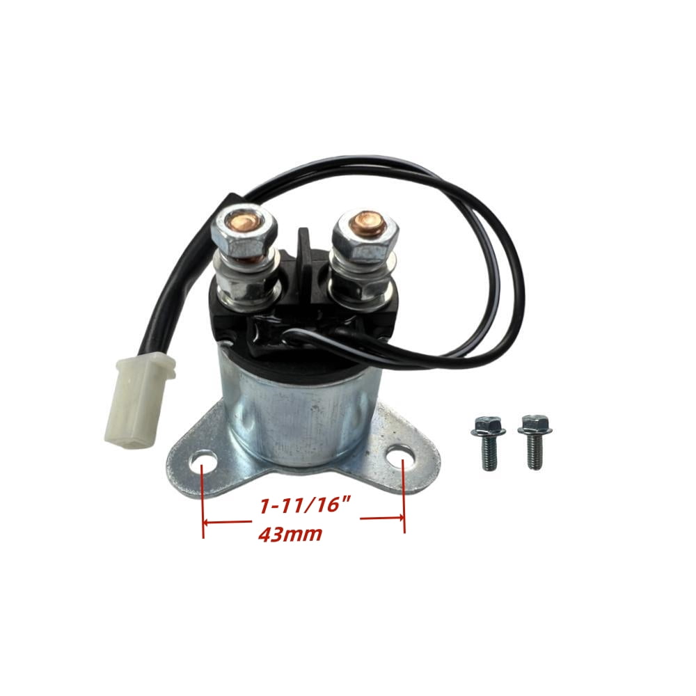 POWER PRODUCTS Engine Starter Solenoid with bolts--Compatible Replacement for PREDATOR Inverter Generators 9500-Watt Surge / 7600-Watt Running (SKU# 71365, 59188)