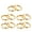 Gold, variant on Stainless Steel Rings Settings Open Accessories Versatile Jewelry Component Customizable
